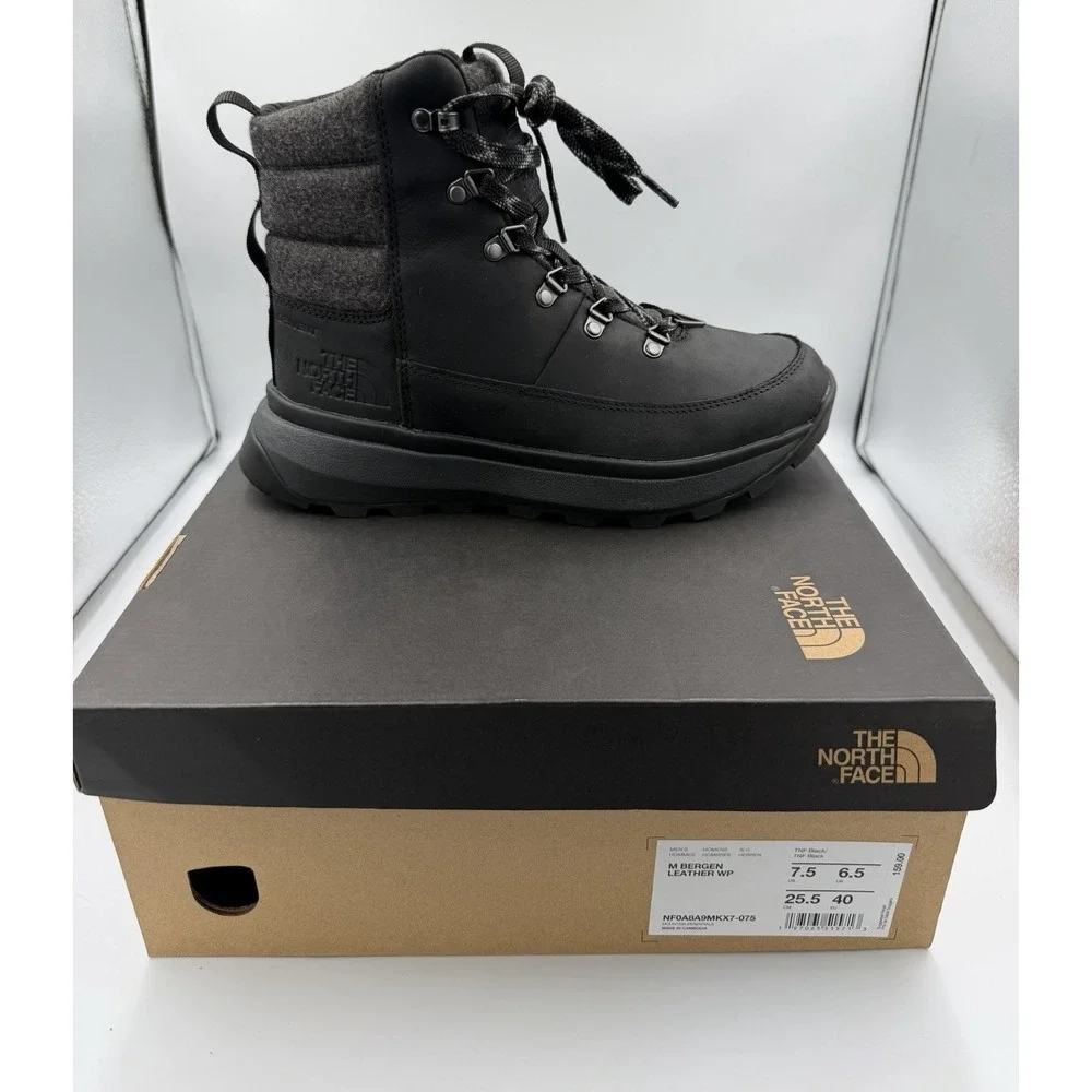 The North Face Bergen Leather Waterproof Boot Mens Shoes Size 7.5